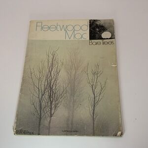 Rare FLEETWOOD MAC Songbook BARE TREES Music Guitar Piano Lyric Photos 1972 Book